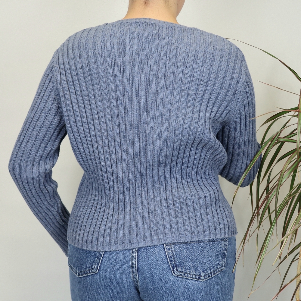 Vintage Ribbed Cardigan - Picture 6 of 7